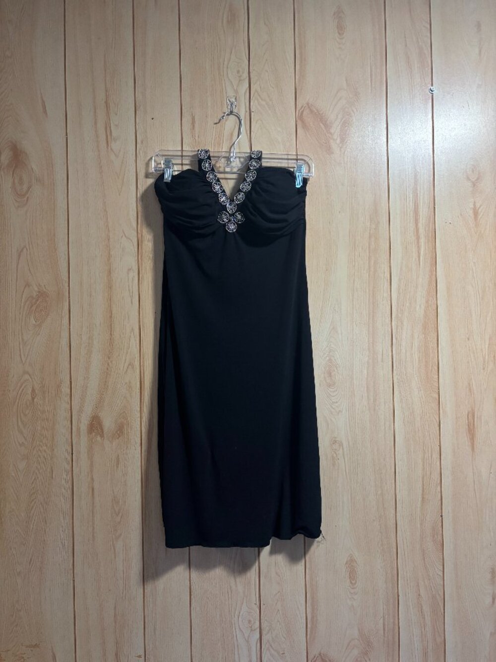 Spense beaded halter neck dress